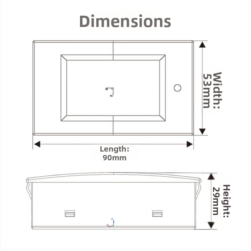 DC измерител на мощност с цифров дисплей, многофункционален монитор за мощност, 100 V, 20 A/50 A/100 A