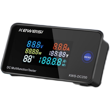 DC цифров измервател на напрежение и ток с дисплей, 0-200V/0-100A, модел KWS-DC200