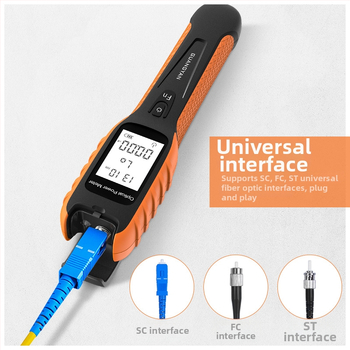 Ručni plug-and-play višenamjenski mjerač optičke snage G11 - 9 valnih duljina: 850/980/1270/1300/1310/1490/1550/1577/1625, točnost ±5%