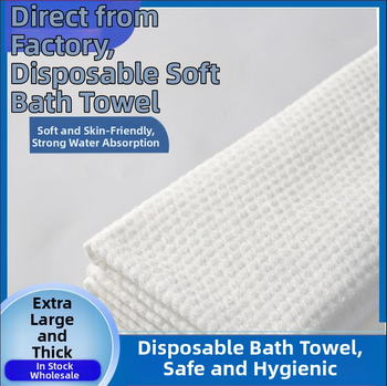 Jednorazová froté uterák z bavlny-kapoka, 50/50 zmes, rýchla nasiakavosť 0–5 s, prispôsobiteľné spracovanie, súkromná značka k dispozícii