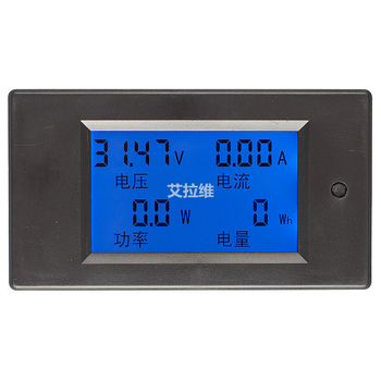 PZEM-031 DC 7-100V 20A Digitalni LCD mjerač za napon, struju, snagu i energiju do 2000W