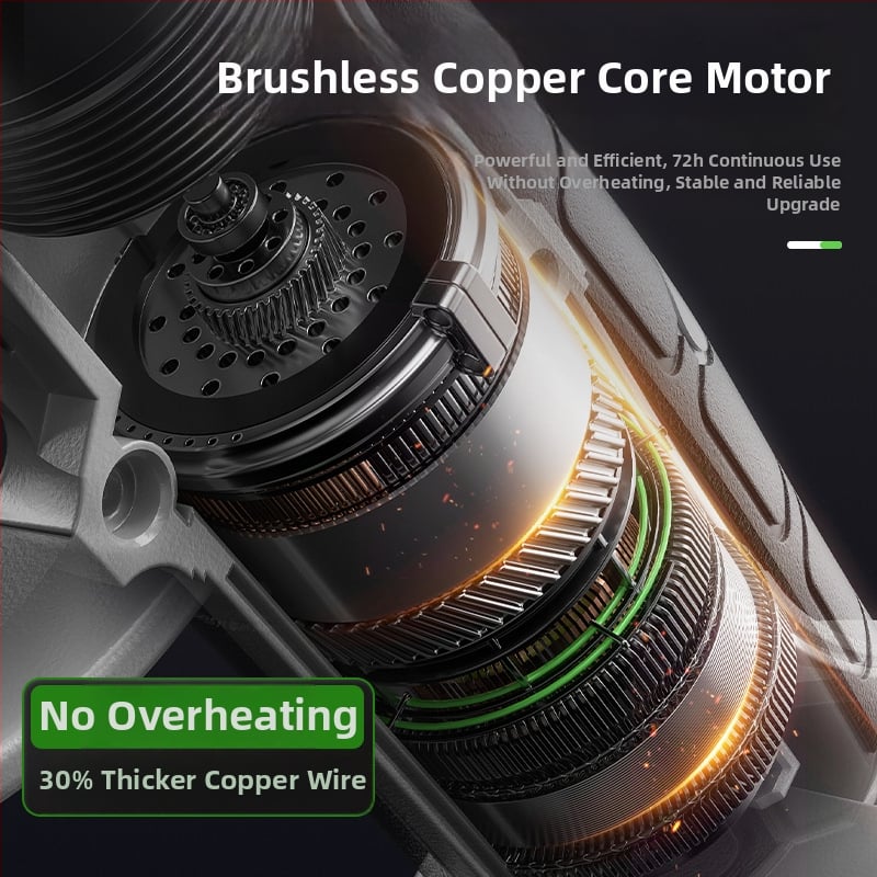 Безчеткови безжични електрически ножици за подрязване на клони и плодни дървета, презареждаема литиева батерия, 21V, диапазон 16,8–21V