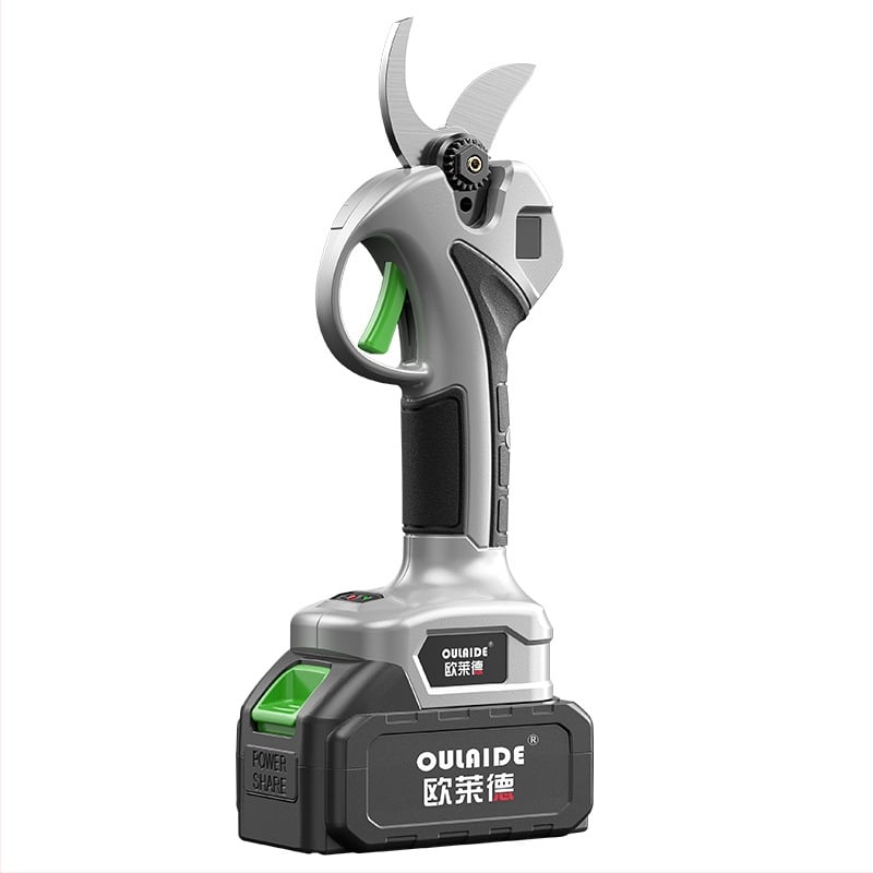 Безчеткови безжични електрически ножици за подрязване на клони и плодни дървета, презареждаема литиева батерия, 21V, диапазон 16,8–21V