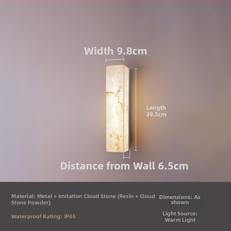 Vanjsko zidno svjetlo za dvorište, moderan minimalistički dizajn, kućište od nehrđajućeg čelika, IP65, 6W, 111–240V, 360° snop, model LZ-105