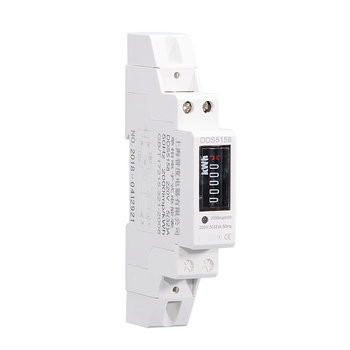 Contor electric montat pe șină DIN, 220V, monofazat, digital cu LCD