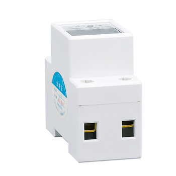 Contor electric monofazat pentru 220V, montaj pe șină DIN, multifuncțional, cu afișaj iluminat de înaltă precizie