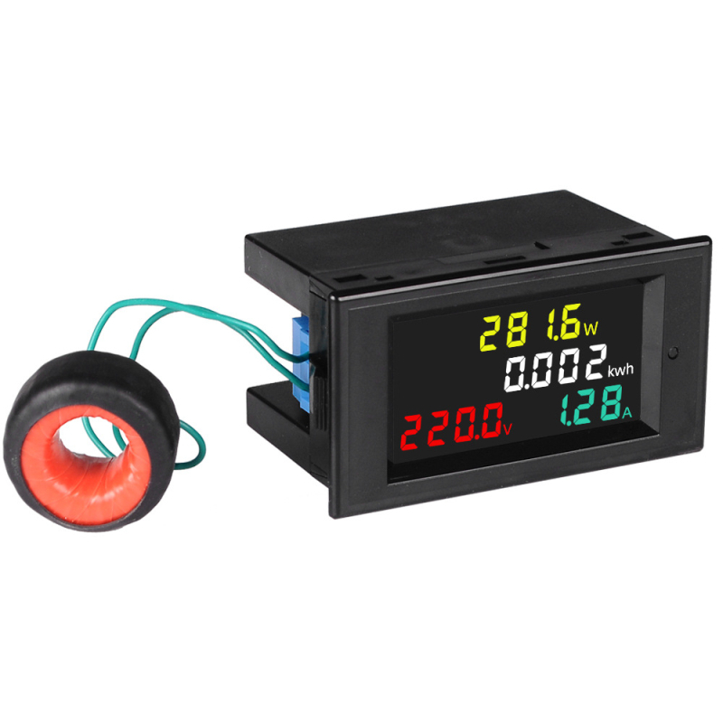 SPM002 jednofazni mjerač energije s LED zaslonom, 220 V, 50 Hz, 100 A, ±2% točnost