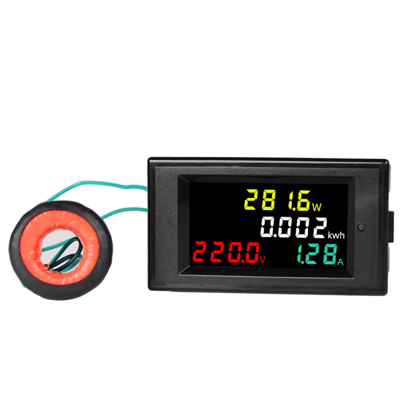 SPM002 jednofazni mjerač energije s LED zaslonom, 220 V, 50 Hz, 100 A, ±2% točnost