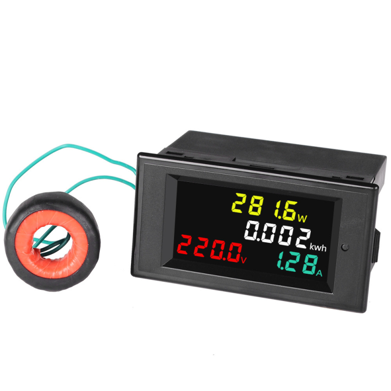SPM002 jednofazni mjerač energije s LED zaslonom, 220 V, 50 Hz, 100 A, ±2% točnost