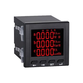 Трифазен цифров дисплей за измерване на мощност и енергия с RS485 комуникация – мултифункционален електромер