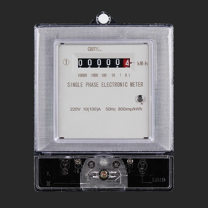 Еднофазен интелигентен електромер за домакинство, електронна версия, експортен тип; произход: Wenzhou, марка: Hualian