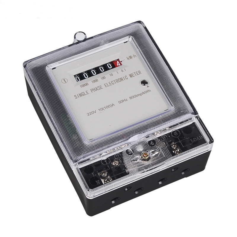 Еднофазен интелигентен електромер за домакинство, електронна версия, експортен тип; произход: Wenzhou, марка: Hualian