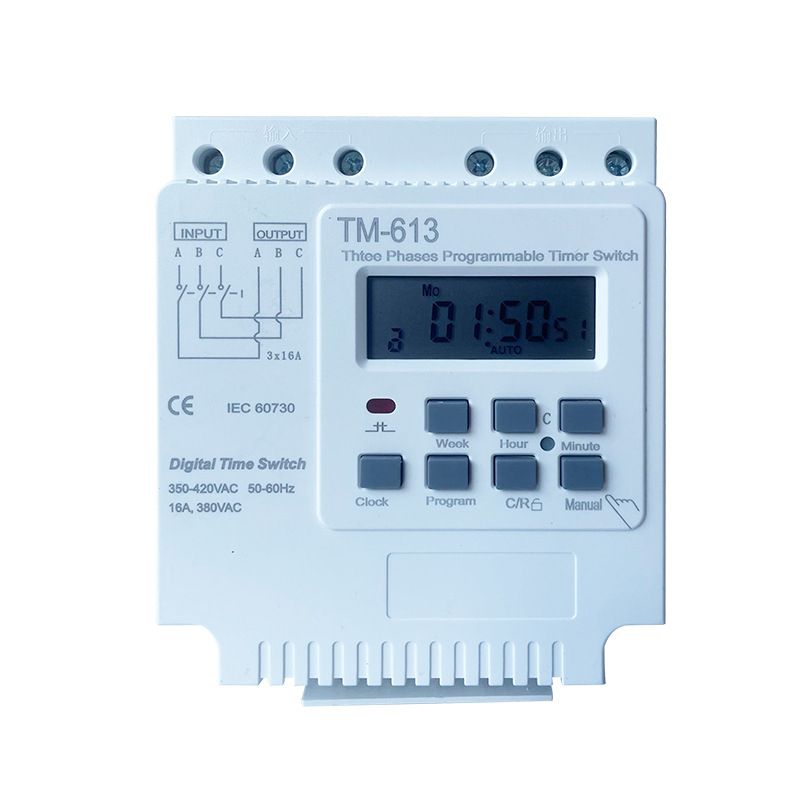 Trofazni vremenski prekidač 380V KG317 TM613, visokog kapaciteta