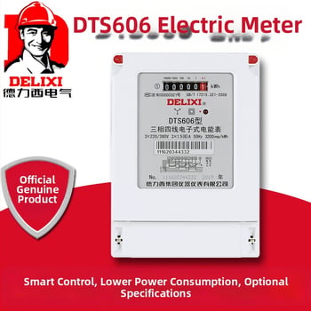 Delixi DTS606 CT vybavený elektromer, digitálny displej, 20A, 40A, 60A, 80A, 100A, inteligentný
