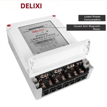 Delixi DTS606 CT vybavený elektromer, digitálny displej, 20A, 40A, 60A, 80A, 100A, inteligentný