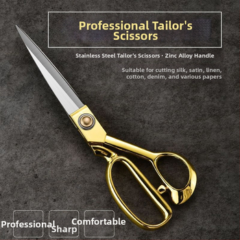 Foarfece croitor pentru țesături, aliaj din oțel inoxidabil, uz casnic