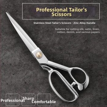 Foarfece croitor pentru țesături, aliaj din oțel inoxidabil, uz casnic