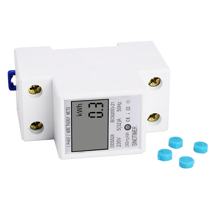 DDS528 jednofazni digitalni mjerač električne energije na DIN šini, 5–32 A, 230 V, 50 Hz, Preciznost Klasa 1