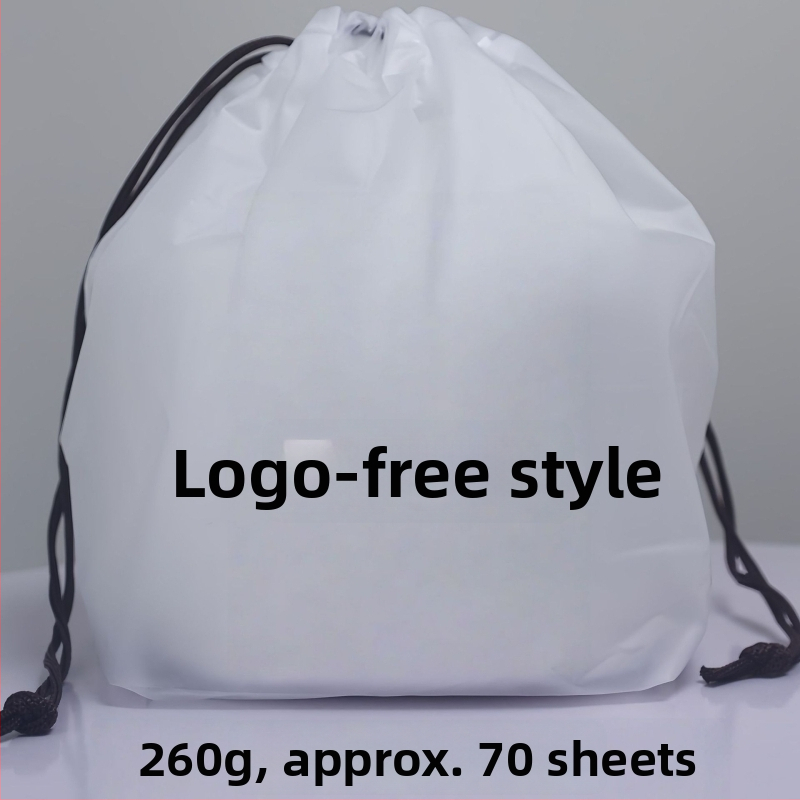 Kozmetické bavlnené jednorazové utierky na čistenie tváre, hrubé s perlovou textúrou, 1 vrstva, 75 ks, 260 g