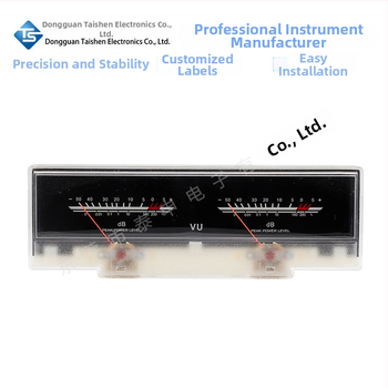 TS VU meter P-78WTC-BGB-S0624 pre zosilňovače a zvukové zariadenia, vysoká presnosť s podsvieteným displejom