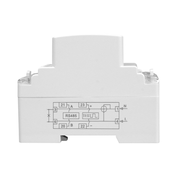 DDS6619-039 DIN-рейково монтиран еднофазен електромер за kWh с RS485 Modbus-RTU, двупосочно измерване, 230V, 60A