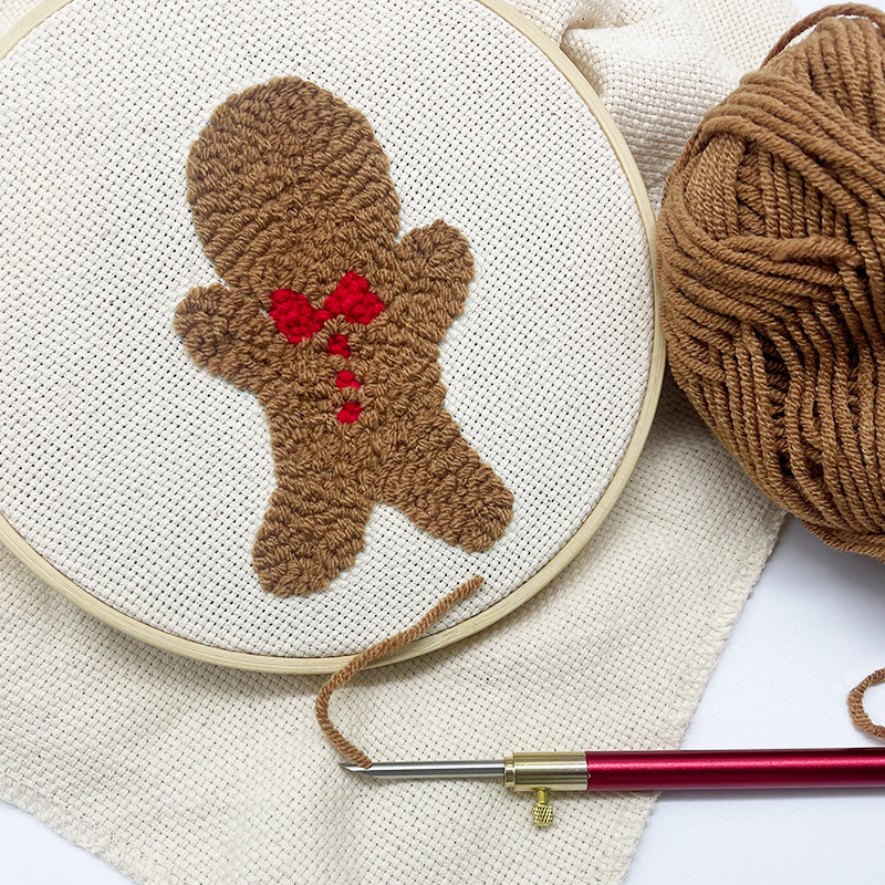 100% pamučna tkanina za punch needle izradu, ručno izrađeni DIY komplet, tkanina u ruskom stilu za bodovanje niti