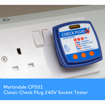 Martindale CP501 tester utičnice 13A 200-250V AC CAT II