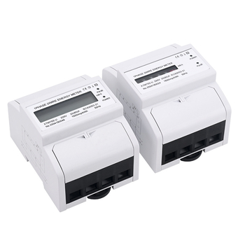Contor de energie monofazat, montat pe șine, afișaj LCD, model XTM75S-U