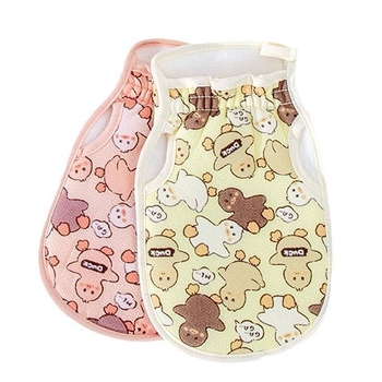 Sanli Ръкавица за баня за ексфолиация, смесен материал, водопоглъщане 0–5 сек, единична 10‑нишна прежда, SKU czj33