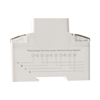 DTS6619-022 afișaj LCD tri-fazic pentru șină DIN, 380V