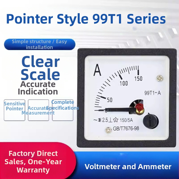 Merač AC napätia/toku, 50A, 100/5, 200/5, 300/5, Ukazovací typ