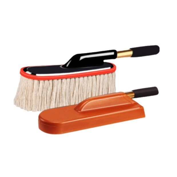 Perie aplicare cerii auto; mâner din aliaj; peri din bumbac; brand Mayrich; etichetare privată și personalizare disponibile