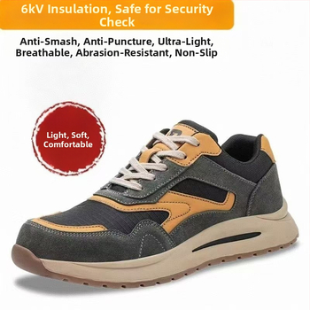Topánky bezpečnosti pre elektrikárov – protišmykové, odolné voči opotrebeniu, proti nárazu a perforácii, izolované