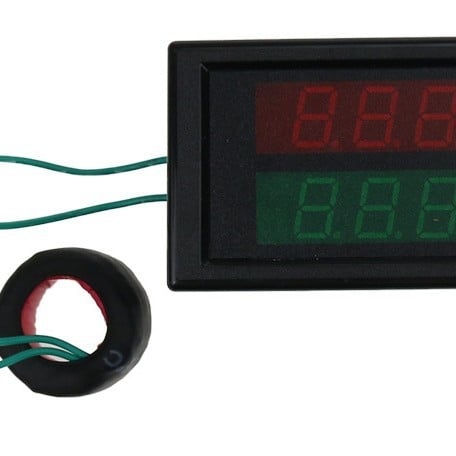 DL85-2042A voltmetru-ampermetru digital cu afișaj dual, AC 80-300V, 100A, precizie 1%