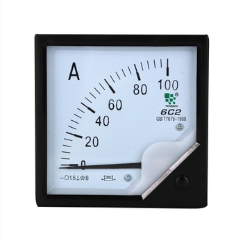 Ampermetru DC cu indicator și voltmetru cu ac (6C2-A) – Tengen, 100A/30A, 10V/150V/300V