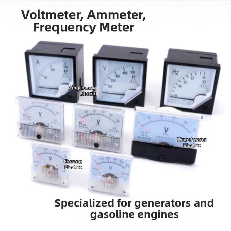 Аналогов мултиметър за бензинов генератор с волтметър и амперметър