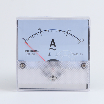 Analogni ampermetar CD-80 CQ-80 DH-80, 50A, mjerne skale 100/5 i 500/5