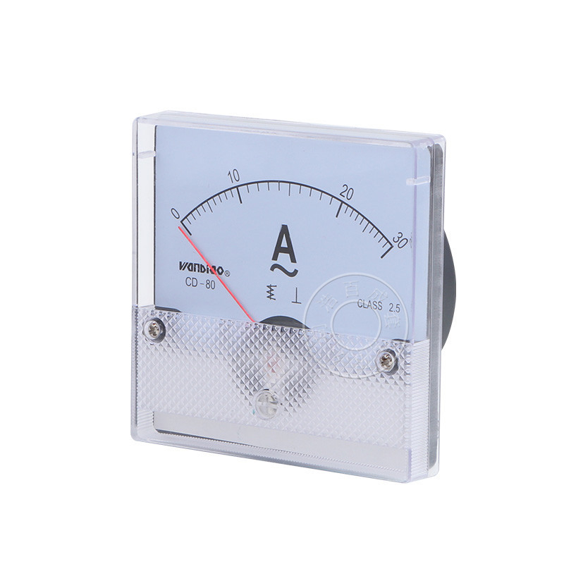 Analogni ampermetar CD-80 CQ-80 DH-80, 50A, mjerne skale 100/5 i 500/5