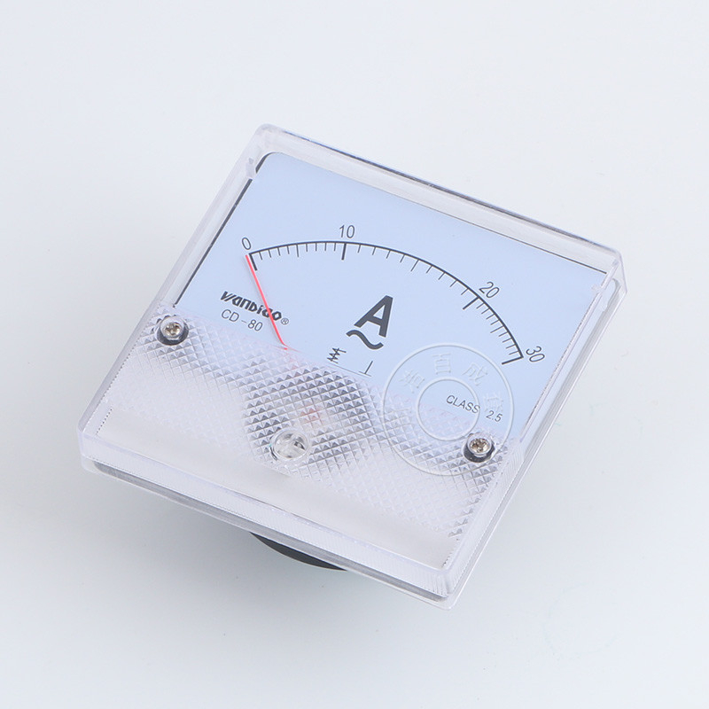 Analogni ampermetar CD-80 CQ-80 DH-80, 50A, mjerne skale 100/5 i 500/5