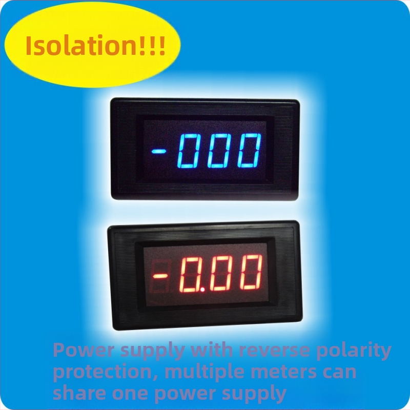 YB5135I Izolirani AC digitalni voltmetar s LED zaslonom ICL7107, 3,5-digitni, raspon 0-500 V AC, napajanje DC 8-18 V, točnost 0,5% ±2 znamenke