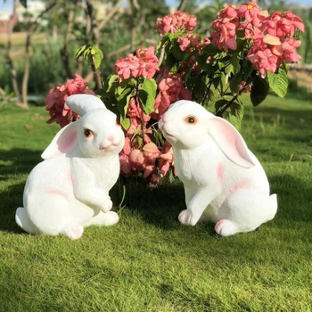 Vanjska lampica u obliku zeca od fiberglasa, IP65, 5W, 6–12 h osvjetljenja