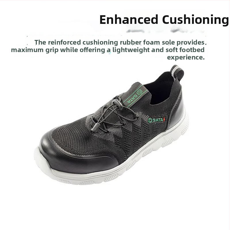 Pantofi de protecție pentru muncă – vârf din plastic, izolați, respirabili, antișoc și anti-înțepare