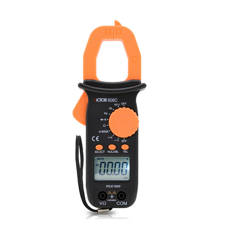 Victor VC606C digitalni ampermetar s kleštima, visoka preciznost, digitalni zaslon, raspon mjerenja 400 A