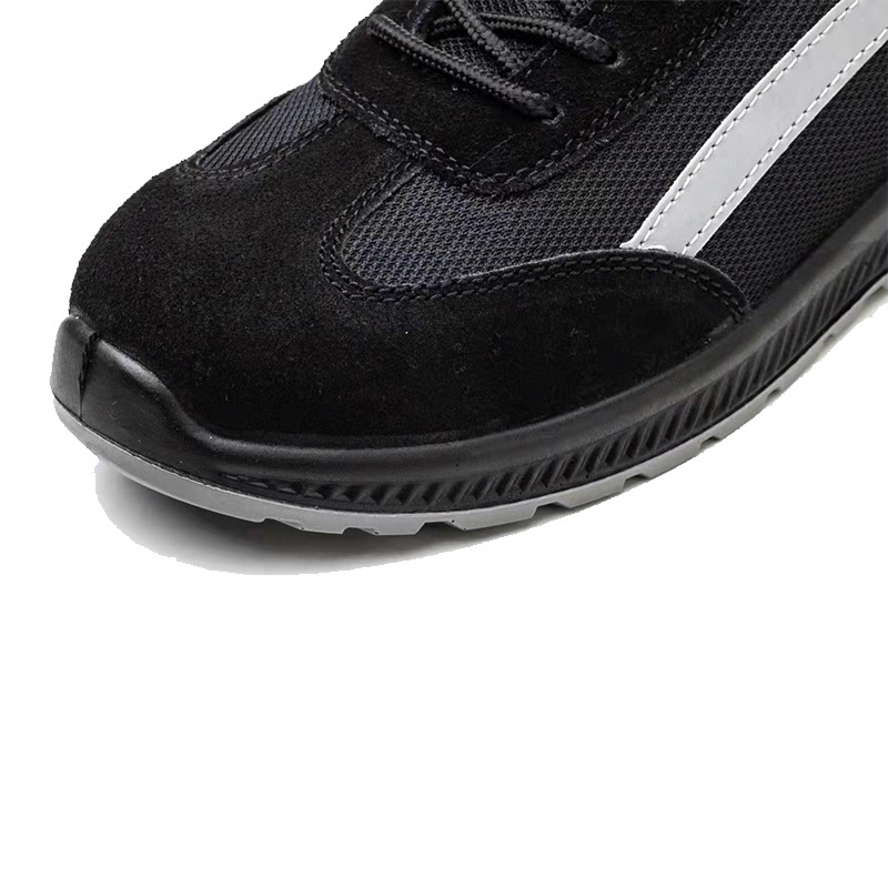 Încălțăminte de protecție cu izolație, partea superioară din velur-mesh, vârf din plastic-otel, talpă din cauciuc, protecție anti-șoc/anti-perforație