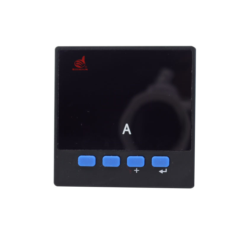 Egyfázisú digitális ampermérő LED és LCD kijelzővel, névleges feszültség 380V, mérési pontosság 0,4%, súly 200 g