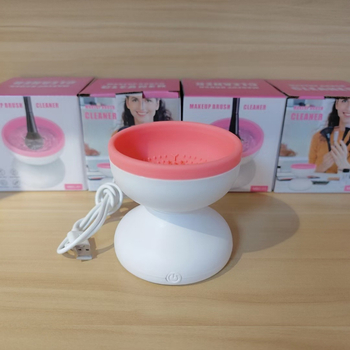 Elektromos sminkecset tisztító, automata tisztítás, USB-ellátású, sminkeszköz tisztító készülék