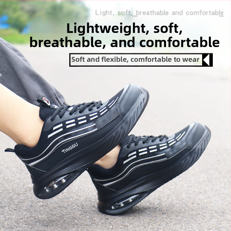 Izolované bezpečnostné pracovné topánky pre mužov, proti nárazu a perforácii, ľahké a priedušné, nízky vrchný diel, materiály: mikrovlákna koža + flywoven sieť