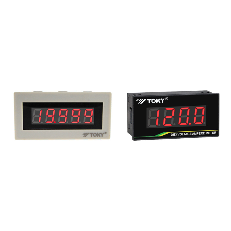 TOKY digitalni ampermetar DE3A-DA1/DA2/AA/DA5, raspon mjerenja 0-1999, točnost ±0,5%F.S, napajanje 10-30V