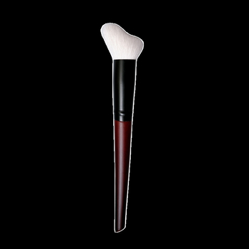 Πινέλο contouring για το πρόσωπο με λεπτές τρίχες μαλλιού και μακριά ξύλινη λαβή - 1 τεμάχιο, συσκευασμένο σε ατομική συσκευασία