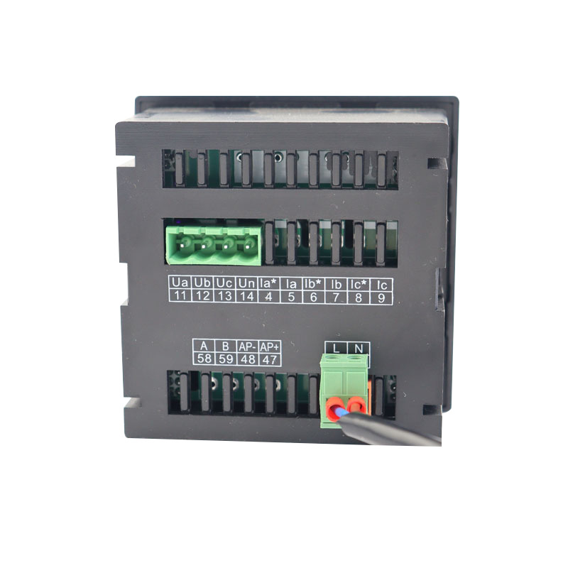 Háromfázisú digitális feszültségmérő és ampermérő — nagy pontosságú AC mérés, digitális kijelző, feszültség mérési hiba 0,4